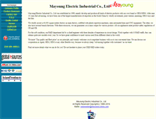 Tablet Screenshot of mayoung-china.com